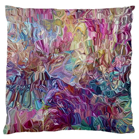 Melting patterns Large Cushion Case (Two Sides) from ArtsNow.com Front