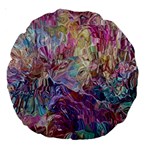 Melting patterns Large 18  Premium Round Cushions