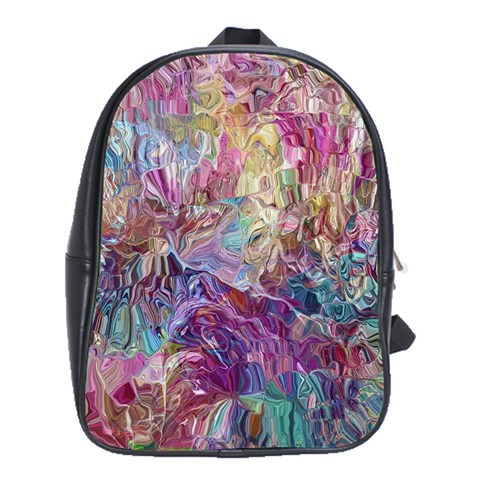 Melting patterns School Bag (XL) from ArtsNow.com Front