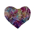 Melting patterns Standard 16  Premium Heart Shape Cushions