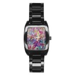 Melting patterns Stainless Steel Barrel Watch