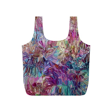 Melting patterns Full Print Recycle Bag (S) from ArtsNow.com Front