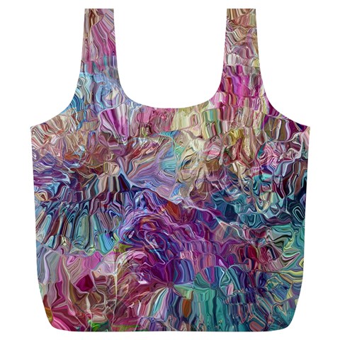 Melting patterns Full Print Recycle Bag (XL) from ArtsNow.com Front