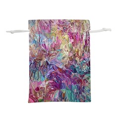 Melting patterns Lightweight Drawstring Pouch (L) from ArtsNow.com Front