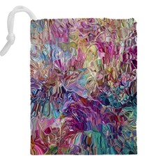 Melting patterns Drawstring Pouch (5XL) from ArtsNow.com Back