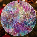 Melting patterns UV Print Acrylic Ornament Round