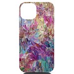 Melting patterns iPhone 14 Black UV Print Case