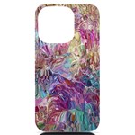 Melting patterns iPhone 14 Pro Black UV Print Case