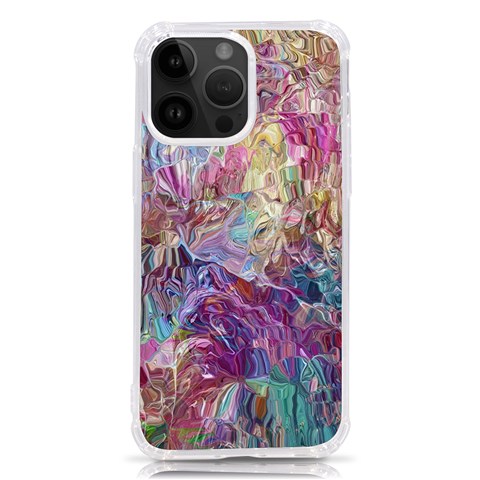 Melting patterns iPhone 14 Pro Max TPU UV Print Case from ArtsNow.com Front