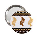 African Women Pattern Seamless Style 2.25  Handbag Mirrors