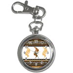 African Women Pattern Seamless Style Key Chain Watches