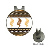 African Women Pattern Seamless Style Hat Clips with Golf Markers