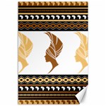 African Women Pattern Seamless Style Canvas 12  x 18 