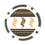 African Women Pattern Seamless Style Poker Chip Card Guard