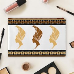 African Women Pattern Seamless Style Cosmetic Bag (Large) from ArtsNow.com Back