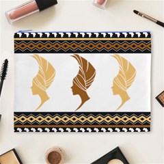 African Women Pattern Seamless Style Cosmetic Bag (XL) from ArtsNow.com Front