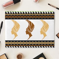 African Women Pattern Seamless Style Cosmetic Bag (XL) from ArtsNow.com Back