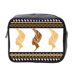 African Women Pattern Seamless Style Mini Toiletries Bag (Two Sides) from ArtsNow.com Front