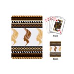 African Women Pattern Seamless Style Playing Cards Single Design (Mini)