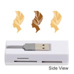 African Women Pattern Seamless Style Memory Card Reader (Stick)