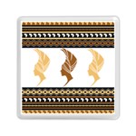 African Women Pattern Seamless Style Memory Card Reader (Square)