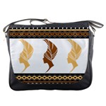 African Women Pattern Seamless Style Messenger Bag