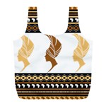 African Women Pattern Seamless Style Full Print Recycle Bag (L)