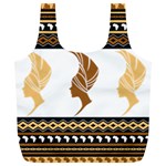 African Women Pattern Seamless Style Full Print Recycle Bag (XL)