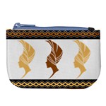 African Women Pattern Seamless Style Large Coin Purse