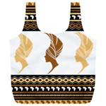 African Women Pattern Seamless Style Full Print Recycle Bag (XXL)