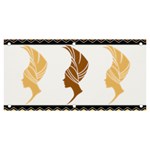 African Women Pattern Seamless Style Banner and Sign 6  x 3 