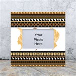 African Women Pattern Seamless Style White Box Photo Frame 4  x 6 