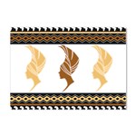 African Women Pattern Seamless Style Crystal Sticker (A4)