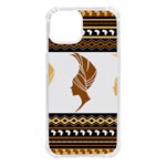 African Women Pattern Seamless Style iPhone 14 TPU UV Print Case