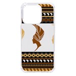 African Women Pattern Seamless Style iPhone 14 Pro TPU UV Print Case