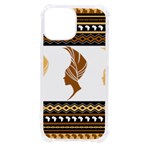 African Women Pattern Seamless Style iPhone 13 mini TPU UV Print Case