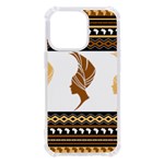 African Women Pattern Seamless Style iPhone 13 Pro TPU UV Print Case