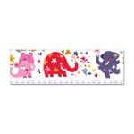 African Elephant Cute Cartoon Seamless Shading Cartoon Character Sticker (Bumper)