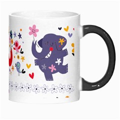 African Elephant Cute Cartoon Seamless Shading Cartoon Character Morph Mug from ArtsNow.com Right