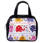 African Elephant Cute Cartoon Seamless Shading Cartoon Character Classic Handbag (One Side)