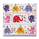 African Elephant Cute Cartoon Seamless Shading Cartoon Character Face Towel