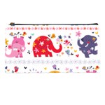 African Elephant Cute Cartoon Seamless Shading Cartoon Character Pencil Case