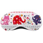 African Elephant Cute Cartoon Seamless Shading Cartoon Character Sleep Mask