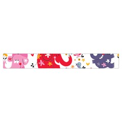 African Elephant Cute Cartoon Seamless Shading Cartoon Character Make Up Case (Small) from ArtsNow.com Zipper Tape Front