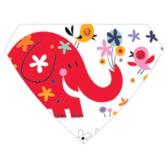 African Elephant Cute Cartoon Seamless Shading Cartoon Character Kids  Midi Sailor Dress from ArtsNow.com Necktie Sticker