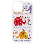 African Elephant Cute Cartoon Seamless Shading Cartoon Character iPhone 13 mini TPU UV Print Case