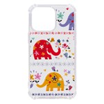 African Elephant Cute Cartoon Seamless Shading Cartoon Character iPhone 13 Pro TPU UV Print Case