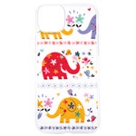 African Elephant Cute Cartoon Seamless Shading Cartoon Character iPhone 15 Pro TPU UV Print Case