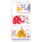 African Elephant Cute Cartoon Seamless Shading Cartoon Character Samsung Galaxy S24 Ultra 6.9 Inch TPU UV Case