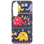 African Elephant Cute Cartoon Seamless Shading Cartoon Character Samsung Galaxy S24 6.2 Inch Black TPU UV Case